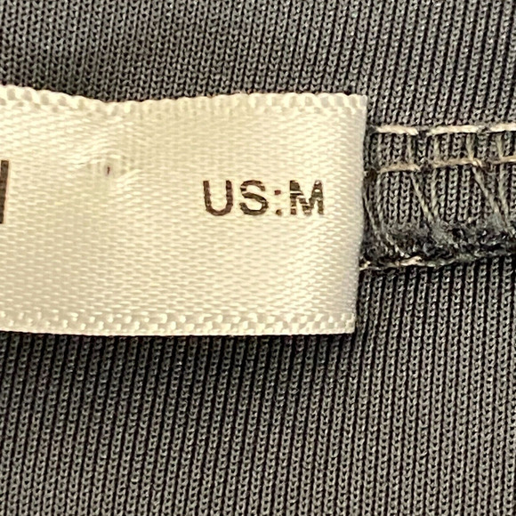 J Tomson Skirt Womens Medium Dark Gray Split Faux Wrap Pencil Stretch Soft - Picture 6 of 12